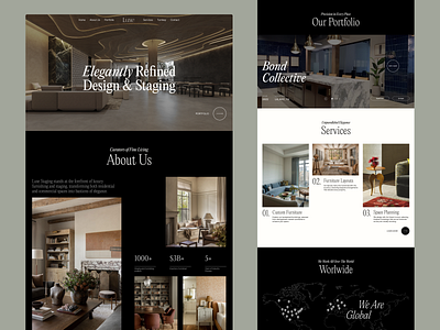 Elevating Luxury Interiors – Luxe Staging Website Redesign design figma interface redesign ui uiux user interface webdesign website design