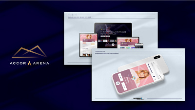 Accor Arena artdirector branding design event experience graphic design music paris show ui ux