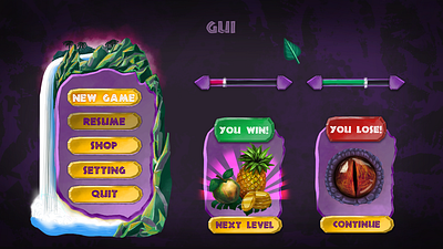 Mobile game development. Game design 2d 2d illustration design interface game art game design illustration ui
