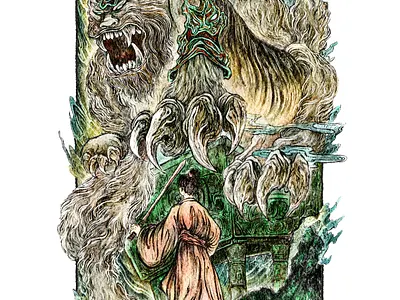 King Design of Shan Hai V2 Playing Cards art artwork branding design illustration playing cards