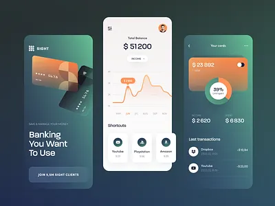 Sight mobile application design halo lab interface startup ui ux