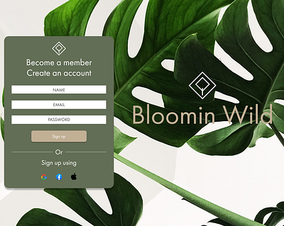 Daily UI Challenge #001 - Sign up page design graphic design ui