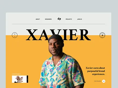 Xavier! motion graphics vector