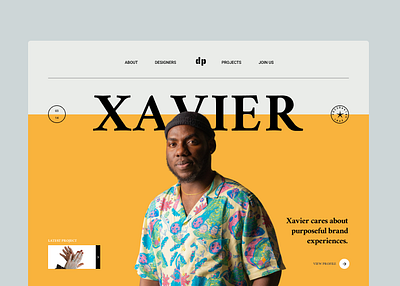 Xavier! motion graphics vector