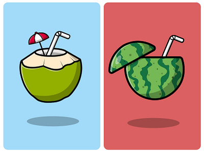 Fruit Drink graphic tropical