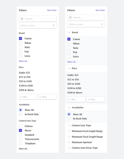 Advanced Filtering 3d fill insta save ui