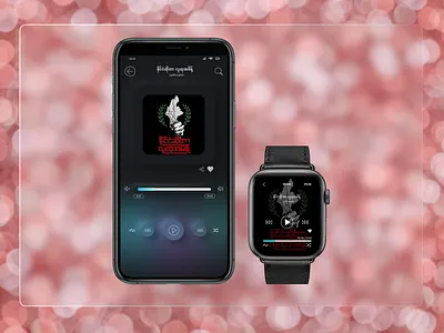 Music Player android dailyui dailyuichallenge design figma ios mobile mobile app music app ui uiux watch app
