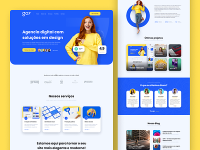 Go7 - Agency Digital Design agencia agency brand design elementor figma ui website wordpress