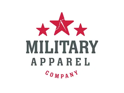 Military Apparel Company Brand brand branding design ecommerce illustration logo military typography veteran