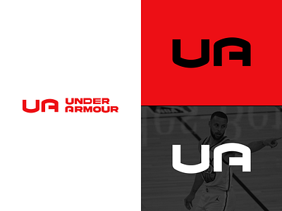 Under Armour Concept clean design figma illustration kovalev logo modern nicholas redesign simple sport under armour vector