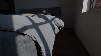 Bedroom 3d architecture archiviz blender cgi design illustration indoor interior logo