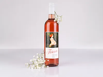 Florence Tuscan Rosé 3. art brand branding design graphic design handdrawn handlettering illustration lettering logo marketing packagingdesign print productdesign typography vector wine label winelabel winelabeldesign wines