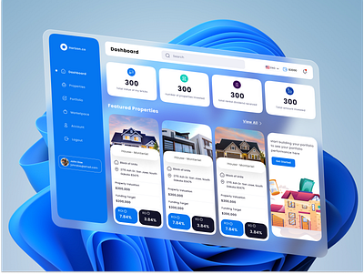 Realestate Dashboard apartment building dashboard house housing property real estate realestate residence web web app