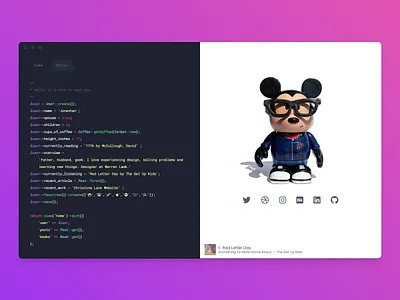 Portfolio Update freelancer homepage protfolio responsive design ui ui design webdesign website website design xd