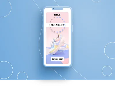 Countdown timer-App Design (2021) app colorful countdown timer design modern ui