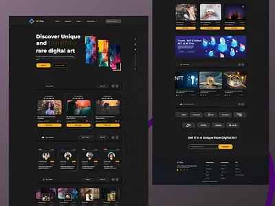 Landing page design landing page ui website design