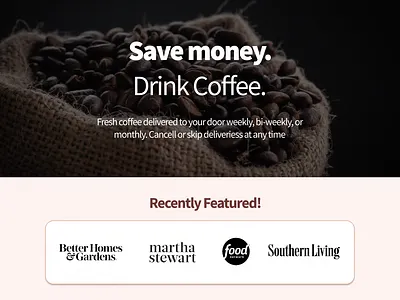 Landing Page Web Design branding design ui ux web