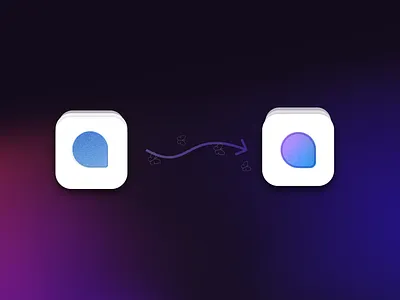 Kizie Icon update app branding gradient graphics icon logo