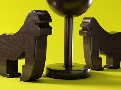 Wooden Gorillas blener industrial design toy wood