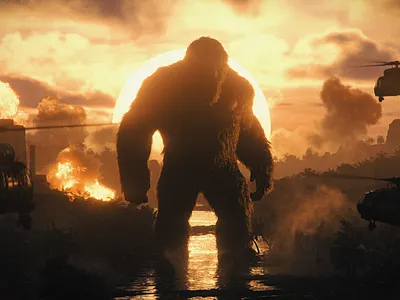 KÖŃG 3d c4d cinema daily render king kong lighting movies octane sunset textures