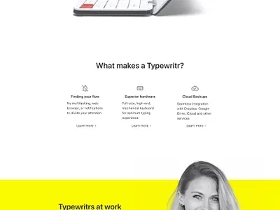 Product Landing Page