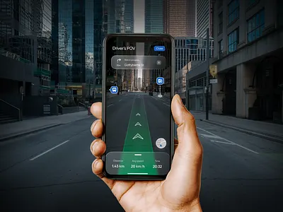 "Navigator" Mode for Taxi App app app design booking concept interface location app map navigator ride route taxi taxi app taxi booking taxi booking app taxi driver taxi ui uber uber app ui ux