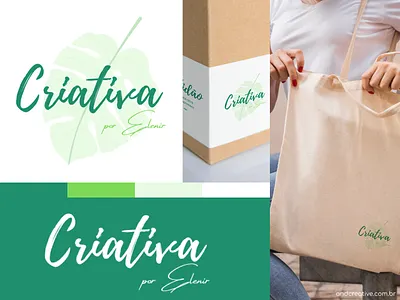 Criativa por Elenir branding design graphic design logo typography