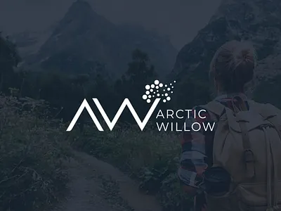 Artic Willow Logo Design Project branding design illustration instagram post logo ui vector