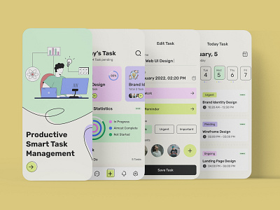 Task Management Mobile App android app ui cpdesign creativepeoples crm ios manager mobile mobile app mobile app ui mobile design project management project management tool system app task task app design task list task management app trending web design