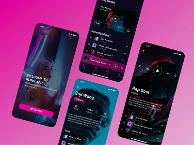 Music App Designs modern design music app designs music player app designs ui design ux designs