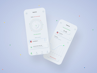 999Vpn App Neumorphism Concept ios app ios design jannatul shourov mobile app thedsquad ui uidesign uiux ux vpn vpn app vpn app design