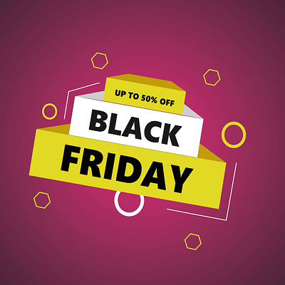 Black Friday Sale Banner design graphic design illustration typography vector
