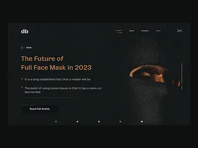 Face mask ___ screen 3d 3dmodeling branding clean color face mask interface landing page mask minimal modeling product page ui redshift render typography ui uidesign uiuxdesign web design website