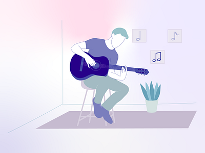 Guitarist artist graphic design guitar guitarist illustration music music illustration music love musician