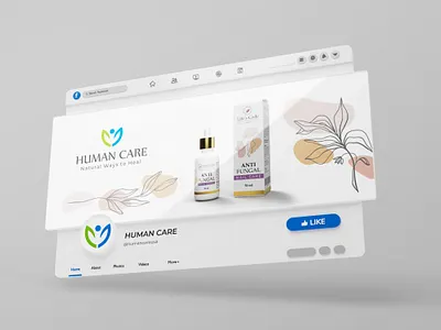 Human Care / Logo Design brandbook branding design facebook illustration logo minimal mockup typography ui ux vector