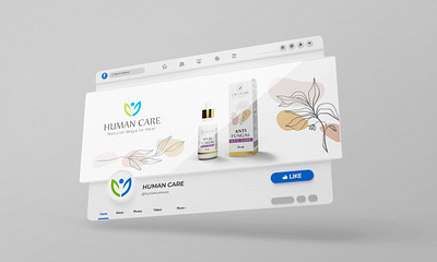 Human Care / Logo Design brandbook branding design facebook illustration logo minimal mockup typography ui ux vector