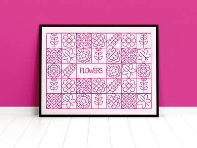 Flowers adobe illustrator design flowers graphic design illustration pattern vector