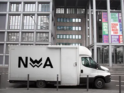 NWA Truck delivery #1 behance branding clean creative delivery design dribbble graphic design illustration logo logo design minimal minimalism simple trucks vector