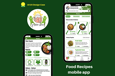 Food Recipe App eldery food food app recipe app ui uiuxdesign