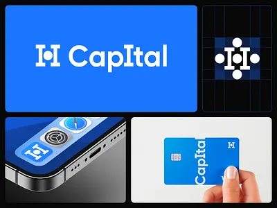 Capital – Redefining Digital Banking with Modern Design banking brand visual branding fintech graphic design logo visual identity