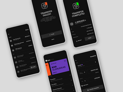 Minimal banking app app design ui ux