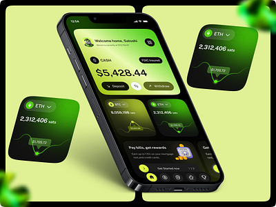 Personal Finance App - FOLD app design app ui app uiux bitcoin wallet crypto finance crypto wallet finance finance app fintech ios app mobile app mobile banking mobile ui moeny management personal finance ui design uiux user interface ux design