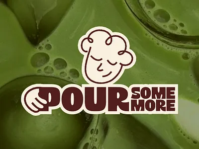 Retro Modern Logo Design For Matcha Brand brand guidelines cartoon logo cute logo fun logo funny logo groovy logo logo creator logo design matcha brand logo modern logo packaging playful logo retro vibe branding style guide