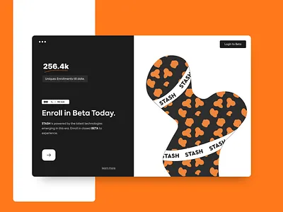 Closed Beta section Design app branding design illustration logo typography ui ux vector web