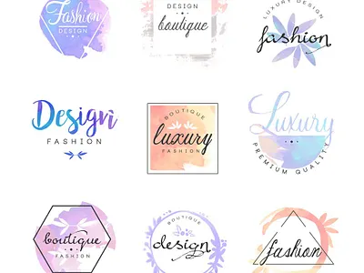 Fashion Industry Logo animation branding design graphic design illustration logo typography