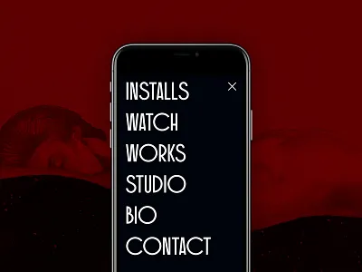 Who is she? black design gallery girls interface landing page red she ui ux ux ui