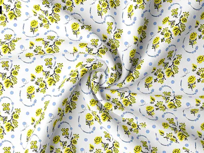 Ukrainian fabric blue fabric design floral folk graphic design illustration national seamless pattern ukraine ukrainian yellow