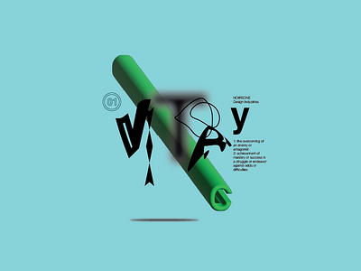 Victory poster swiss typography