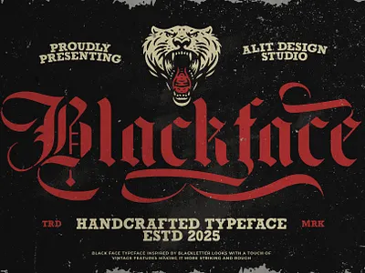 Black Face Typeface blackletter design font fonts letteing typeface