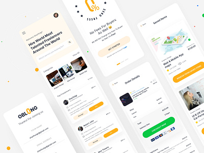 Freelancer App Design app design app screens app ui app ui ux branding business app design flat design freelancer app mobile app mobile app design modern app professional app design professional design screens ui ux ux design web app web app design